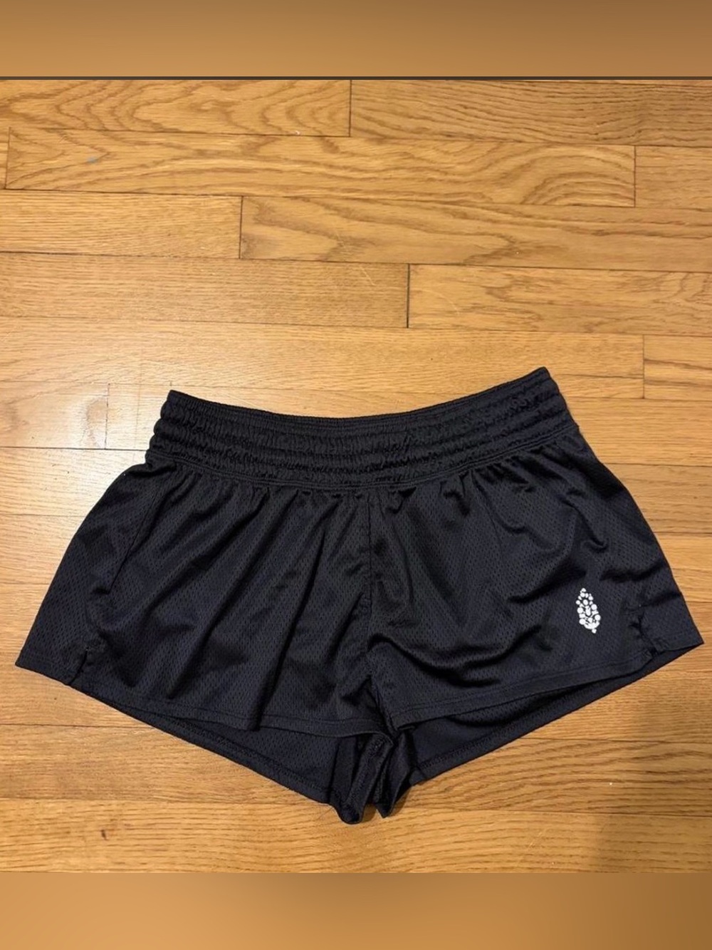 Free People Black Athletic Shorts